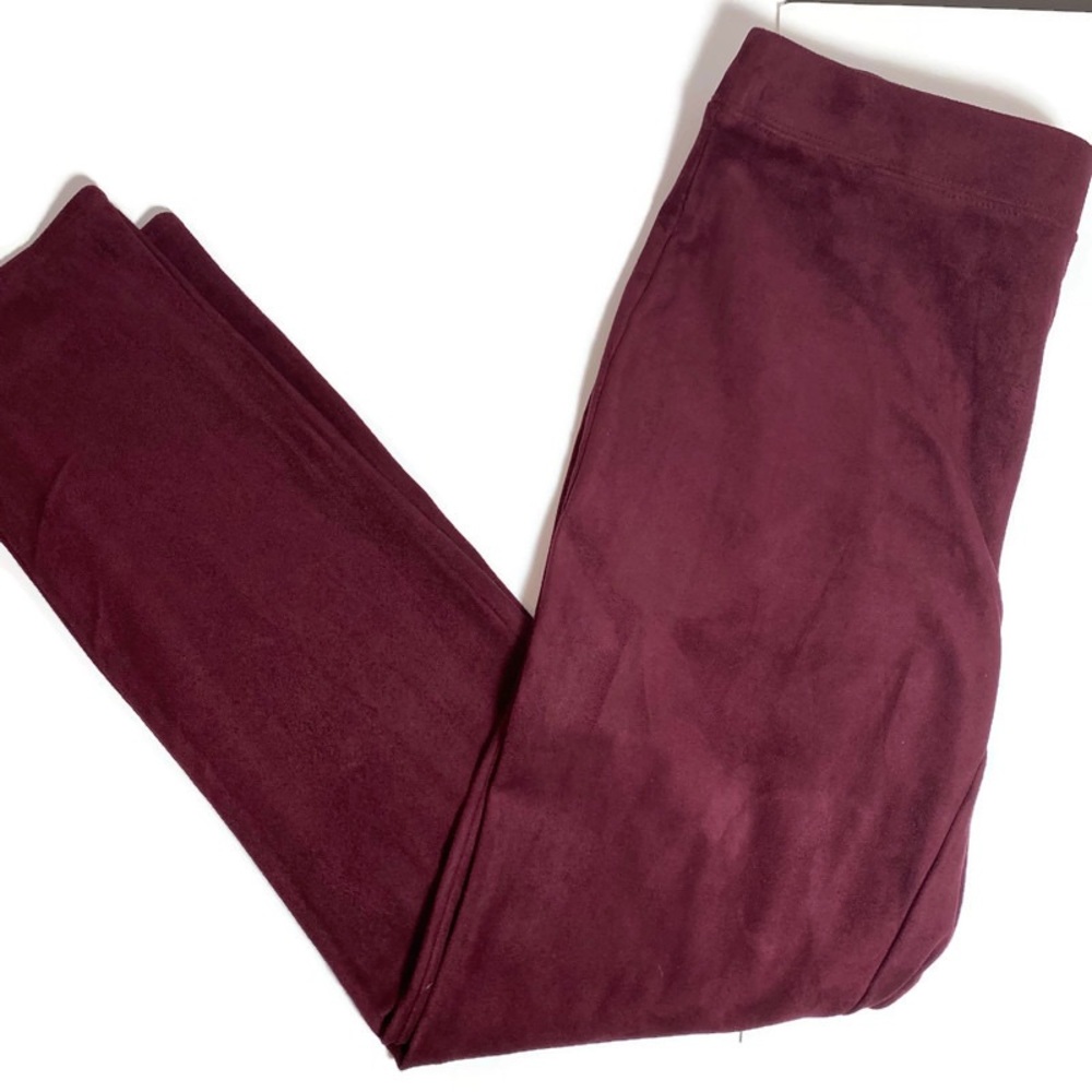 Chico's Burgundy Wine Leggings, Chicos size 00 (women's sz 2)